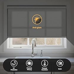Boolegon Light Filtering Roller Shades for