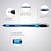 Schneider Slider Memo XB (Extra Broad) Ballpoint Pen, 1.4 mm, Light Blue Barrel, Assorted Ink Colors, Pack of 3 Pens: Black, Red, Blue (150293)