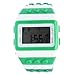 TODDCAHALAN Shhors New Sport Led Digital Brick Block Binary Watch lcd wristband Green White