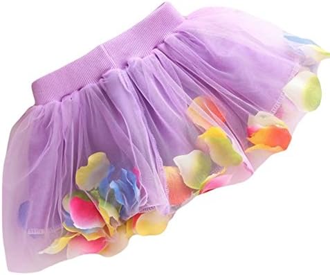 Orlando Johanson New Toddler Baby Girls Dress Princess Party Dress Layer Soft Tulle Purple M Comfortable
