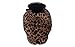 Happy Feet Slippers Standard Sneaker Slippers for Men, Women, and Kids - As Seen on Shark Tank - Classy Oversized House Slippers for Women with Non-Slip Rubber Soles - Brown Leopard - Large