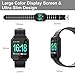 HappyT Smart Watch Fitness Tracker Activity Tracker Bracelet Waterproof Pedometer with Heart Rate Monitor, Sleep Monitor, Step Counter, Sports Wristbands Compatible with iPhone and Android