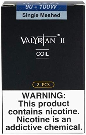 Uwell Valyrian 2 UN2 Single Mesh 0.32ohm Coils Pack of 2, Silver
