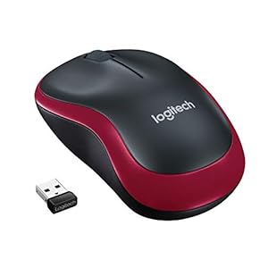 Logitech M185 Wireless Mouse, 2.4GHz with USB Mini Receiver, 12-Month Battery Life, 1000 DPI Optical Tracking…