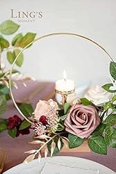 Ling's Moment Roses Artificial Flowers 25pcs