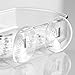 MetroDecor mDesign Power Lock Suction Razor Holder, Toothbrush Holder, and Suction Bar Soap Dish for Bathroom Shower - Pack of 3, Clear