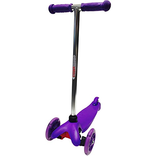 Buy Chrome Wheels Three Wheel Scooter for Kids 25 Years Purple