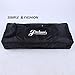 Jiuxun Keyboard Case 61 Keys- Portable and Shoulder Electronic Organ Piano 61 Note Key Keyboard Gig Bag (Black-B)