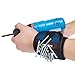 Aieternal XMS651 Magnetic Wristband, Super Strong Magnets Surround Almost Entire Wrist Keeps Screws, Nails and Light Tools Handy While Working. (1-Pack)