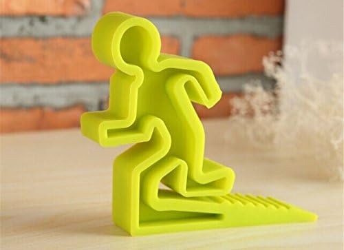 Catchin24 Silicone Exit Sign Door Stopper (Standard Size, Green)