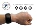 pureGLO Mosquito Repellent Bracelet with 4 FREE Refills - Natural Bug Repeller Mosquitoes Repellent Bands - Deet Free Safe Indoor Outdoor Wristband for Babies Kids Adults(Black)