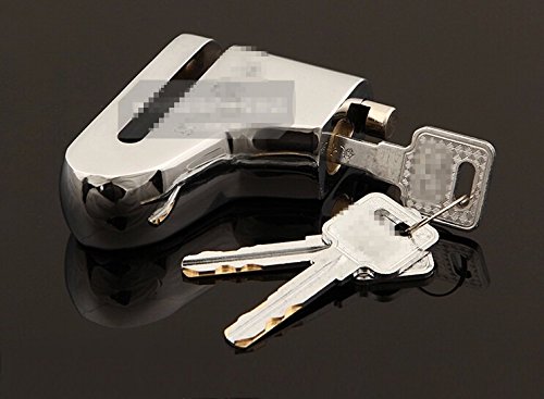 9mm Pin for Motorcycle Lock Sport Bike Racing Bike Motorbike Safety Scooter Moped Anti Thief Disc Brake Lock Sport Bike Racing Bike Silver Fit For KAWASAKI Z1000SX/NINJA 1000/Tourer 2011-2012