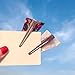 Acrylic Resin Hair Barrettes Alligator Hair Clips,4PCS Hair Clips Marble Pattern Hairpins Triangle Alligator Clips for Women Girls Hair Accessories Birthday Christmas Valentines Day Gifts,B