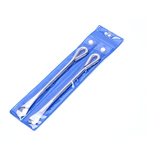 Click Here to See More Images 10.5-inch Spoon (Pack of 2) Motorcycle Bike Tire Levers Irons Changing Tool Kit with Case for Harley Davidson Yamaha Suzuki Honda BMW