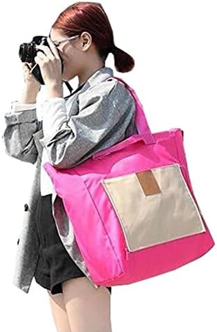 KM foldable package trolley case storage bag (rose)