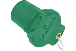 Leviton 16 Series Female Protective Cap, Commercial Grade, Cam-Type Connector, 16P22-UG, Green