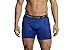 Mission Men's VaporActive Boxer Briefs (2 Pack), Charcoal/Royal Blue, Large