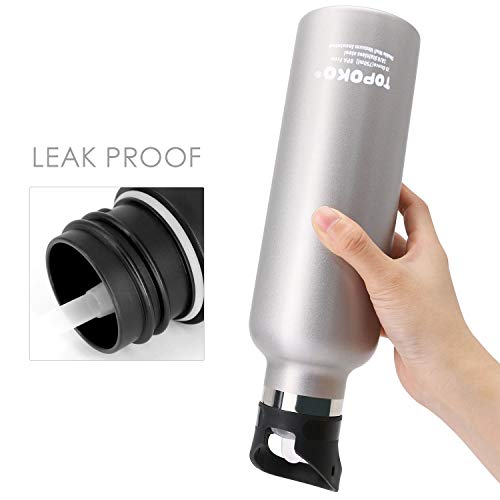Topoko 25 Oz Double Wall Water Bottle Straw Lid Handle | Seychelles