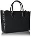 Sahara Tote Tote Bag, BLACK-SILVER/BLACK/BLACK-WHITE, One Size