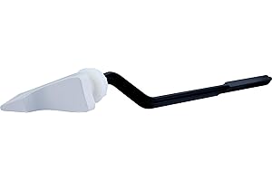 Master Plumber 201VWK, Tank Lever, Replacement for Vortens V191-S, Side Mount - Plastic White