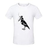 Yaping Men's Summer Shirts Cotton Printed Short Sleeve T Shirt