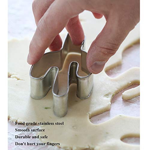 image for Bonropin Llama Cactus Plaque Frame Shaped Cookie Cutter Set(5 Pieces),
