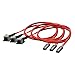 Electop 3 Pack 2 Pin PC Power Switch Cable Momentary on/off Push Button Cable ATX Computer Switch Wire 45cm
