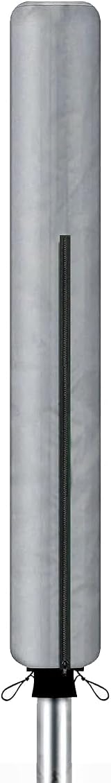 Flatro Rotary Washing Line Cover Waterproof Fabric with Zip Silver