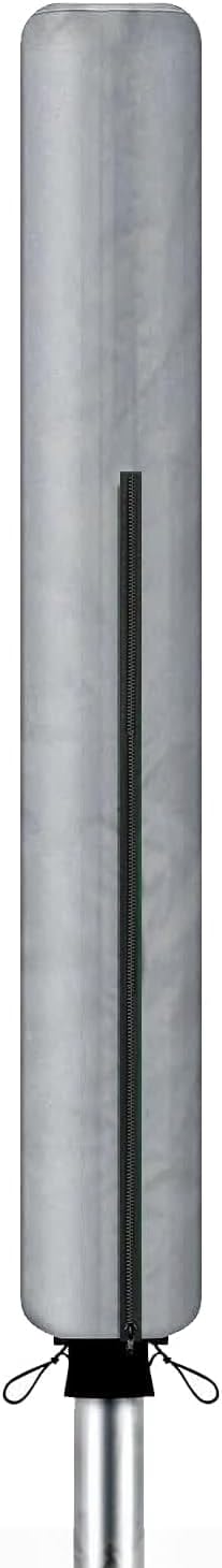 Flatro Rotary Washing Line Cover Waterproof Fabric with Zip Silver