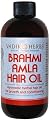 Brahmi-Amla Hair Oil, 4 oz. - Promotes excellent hair growth and conditioning