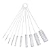 eBoot 10 Pieces Nylon Tube Brush Pipe Cleaning Brushes, White