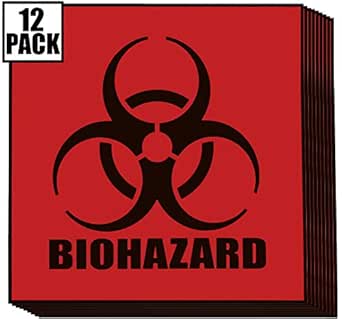 Biohazard Warning Label, 6
