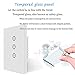 Jinvoo WiFi Wall Light Touch Panel Switch, No Hub Required, AC 110-240V, Wireless Remote Control, Compatiable with Alexa Echo, Works with Google Home