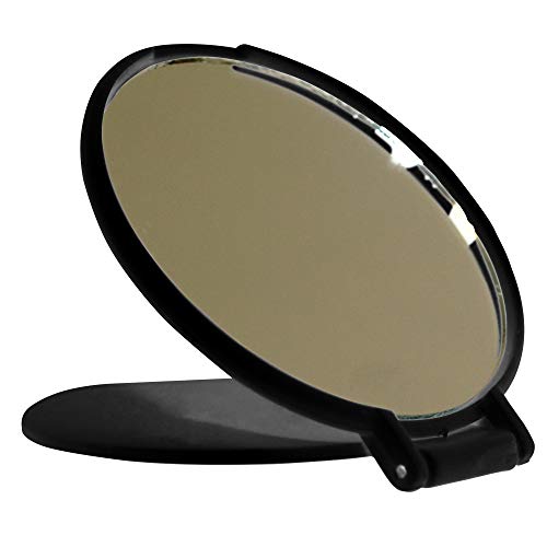 Round Mirror, Set of 12, Black