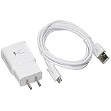 Micro USB Android Cell Phone Adaptive Fast Charger for Samsung Galaxy S7/S7 Edge/S6/Edge/Edge+/Note 4/5, LG G2 G3 G4 (Wall Charger + 5FT Cable)