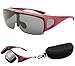 Bestum Driving Glasses Wraparounds Polarized Fitover Sunglasses