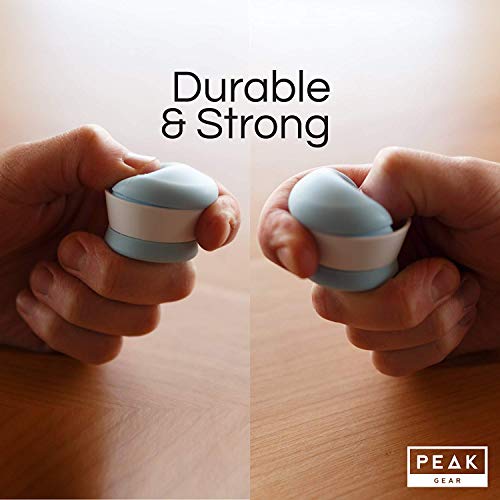 Travel Containers, Silicone Cosmetic Cream Jars - NEW DESIGN -Leak-proof, TSA Size for Toiletries (3-Jar Pack)