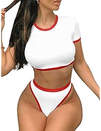 Traje de baño de manga corta para dama