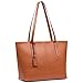 NAWO Women's Leather Designer Handbags Shoulder Tote Top-handle Bag Clutch Purse Gray