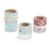 Martha Stewart 30068352 Washi Tape-Presents & Polar Bears, Assorted