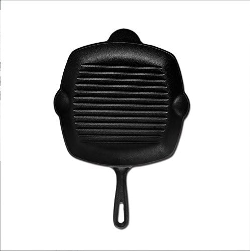 CUCUCU Frying Pan Steak Frying Pan Non-Stick Frying Pan Cast Iron Steak Pot Frying Pan Frying Steak Uncoated Non-Stick Household Cooker General,A set of 26cm