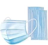 INN Disposable 3-Layer Masks, Anti Dust Breathable Disposable Earloop Mouth Face Mask, Comfortable Medical Sanitary Surgical Mask
