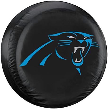NFL Carolina Panthers Tire Cover, Standard, Black