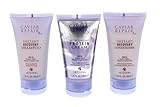 Alterna Caviar Repair Travel Trio: Instant Recovery Shampoo & Conditioner & Re-Texturizing Protein Cream 1.35 oz each