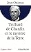 Teilhard de Chardin Et Le Mystere de La Terre (Collections Spiritualites) (French Edition) by