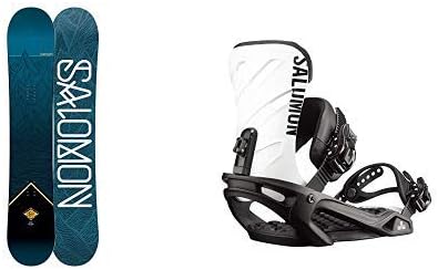 Amazon Salomon サロモン スノーボード メンズ 2点セット 板 Sight 162 W Cm ビンディング Rhythm ブラック ホワイト Mサイズ L 162 W L M Salomon サロモン ボード ボードセット