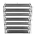 Jerry & Maggie 7 Tier Fabric Shoe Rack, 39 in W x 11 in D x 43 in H, Can Store 28-35 Pairs of Shoes