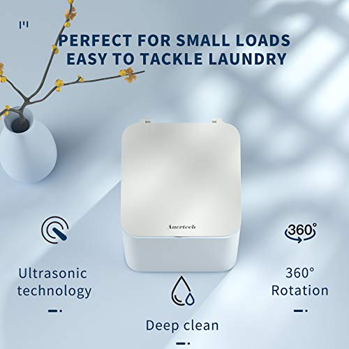 Auertech Portable Ultrasonic Washing Machine, Mini Underwear Washer