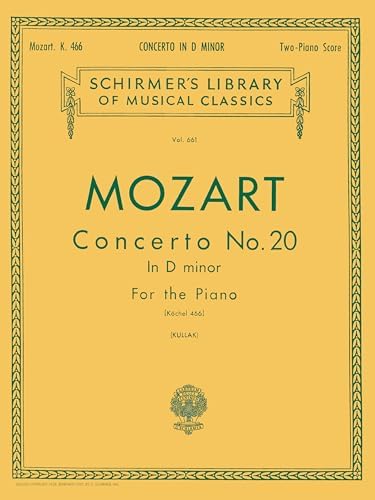 Piano Concerto No. 20 in D minor K466 (Edition for 2 Pianos