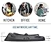 Anti Fatigue Mat Standing Desk Mat - Kitchen Mats for Floor Pad - Foam Floor Mat for Home Office Desk Mat - Rubber Mats for Floor Comfort Standing Mat - Cushioned Anti-Fatigue Non Skid Non Slip Black
